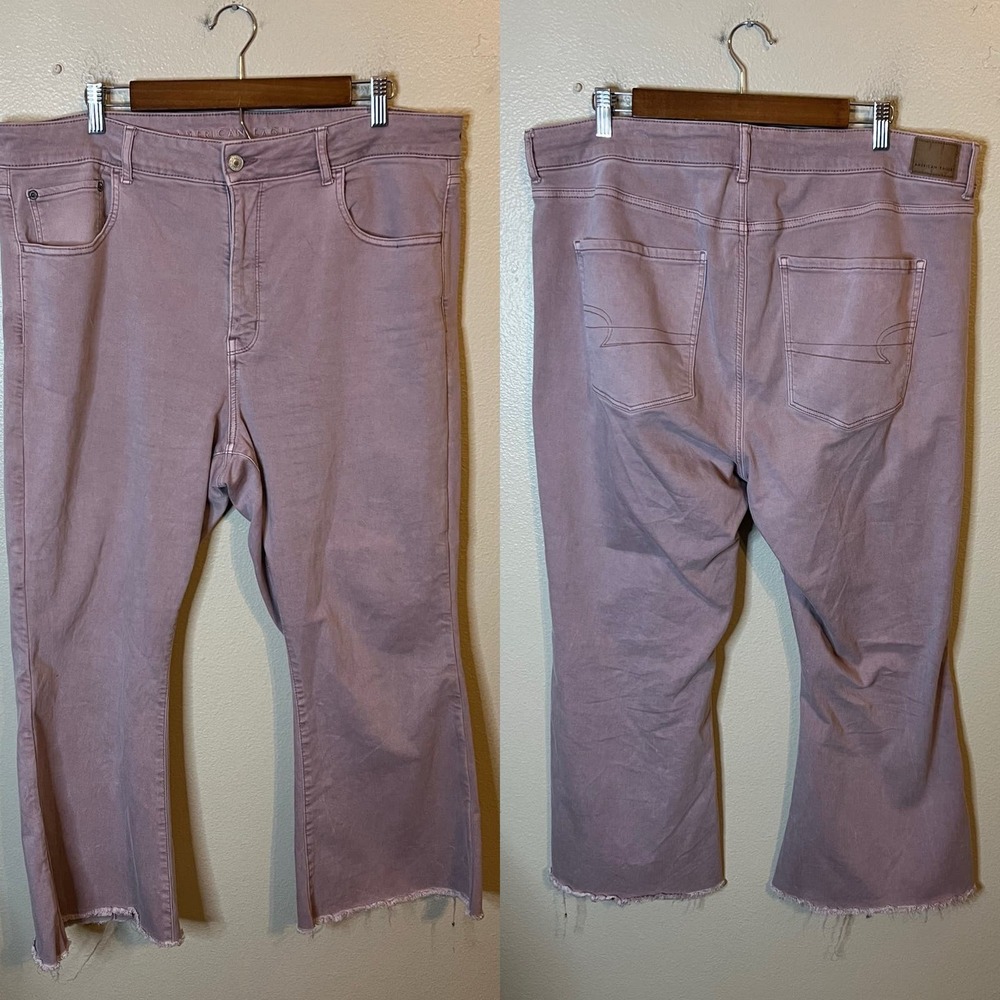 American Eagle Outfitters Mauve Flare Jeans